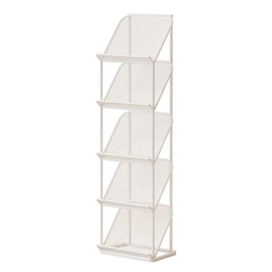 Soporte de exhibición de periódicos y periódicos de pie, estante de almacenamiento de artículos de hierro montado en la pared, soporte de exhibición de periódicos de información - Product Image 2