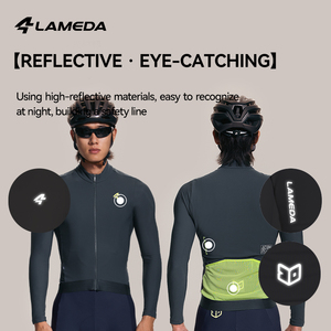 LAMEDA ODM Nuevo Producto de Alta Calidad, Ropa de <span class=keywords><strong>Ciclismo</strong></span> de <span class=keywords><strong>Invierno</strong></span> de Forro Polar Térmico, Jerseys y Chaquetas - Product Image 6