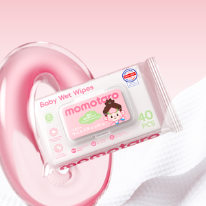 Essence de feuille de pêche Momotaro Lingettes pour bébé Sans agent fluorescent Prix de gros d'usine. - Product Image 2