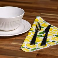 Super Soft Absorbent Reusable Cotton Kitchen Towels Set Square Woven