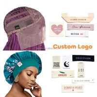 Designer professionnel Logo personnalisé nom marque damassé autocollant étiquette prix usine Polyester tissé tissu vêtements étiquettes pour