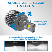 Faros LED NAOEVO NG 180W 21600lm Súper Brillantes para Coche H4 Luces LED para Auto H11 Focos 9005 Faro H7 LED H4