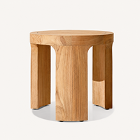 Ensemble de table et de chaises d'extérieur pour hôtel, ensemble de meubles de patio pour villa, ensemble de salle à manger en teck pour patio, chaises de salle à manger de luxe, meubles d'extérieur modernes