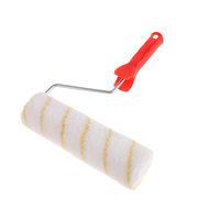 La Chine fabrique un rouleau de peinture bon marché de haute qualité manche en plastique brosse de rouleau de peinture de 9 pouces pour l'industrie