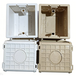 Boîte de jonction simple en <span class=keywords><strong>fibre</strong></span> de paille naturelle biodégradable, ignifuge, en PP - Product Image 1