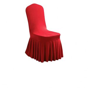 Housse de chaise élégante de couleur unie avec rayures à motifs pointus pour mariage, banquet, hôtel – Vente en gros, approvisionnement direct - Product Image 1