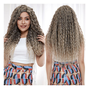 Extensions de <span class=keywords><strong>cheveux</strong></span> synthétiques en gros, 22 pouces, style Deep Wave, Water Wave, Twist, Goddess Braids, Ombré Blond - Product Image 6