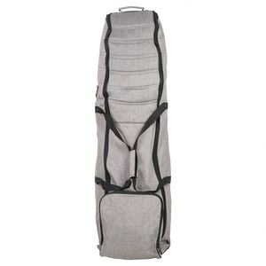 Bolsa de viaje para palos de golf personalizada de fábrica BSCI, negra, con soporte y ruedas. - Product Image 2