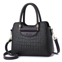 Bolsos de hombro con estampado de cocodrilo para mujer, bandoleras femeninas de gran capacidad, bolsos cruzados personalizados