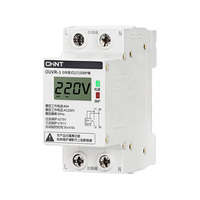 Protecteur de surtension et de sous-tension à réinitialisation automatique Chint avec délai de réinitialisation automatique, interrupteur de protection de tension 80A, 230V 50HZ