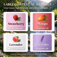 Huile parfumée en gros, plusieurs senteurs, parfum fruité floral pour la fabrication de bougies, de savons, de diffuseurs, artisanat DIY, huile essentielle en vrac