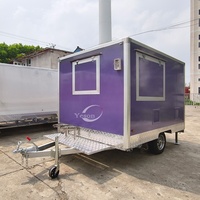 Nouveau camion de nourriture mobile de chariot à café entièrement équipé