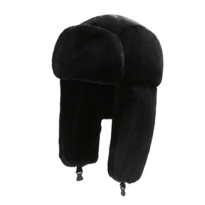 Mode Winter Plüsch Pelz Verdicken Mütze Warme Windschutz Skifahren Radfahren Kappe <span class=keywords><strong>Pilot</strong></span> Cap Ohren klappe Winter mütze Unisex - Product Image 4