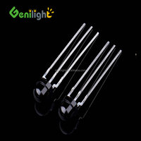 Diode infrarouge LED 5 mm 850 nm 940 nm émettrice ou réceptrice, trou traversant, ronde, noire (récepteur IR noir 100 pièces)