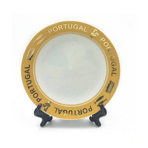 Bán Buôn London Du Lịch Lưu Niệm Quà Tặng Cá Nhân Hoá Tùy Chỉnh Biểu Tượng Sứ Tấm Trang Trí Gốm Trang Trí Tấm Với Đứng - Product Image 4