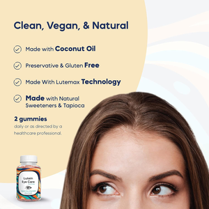 סוכריות גומי לוטאין לטיפוח העיניים 60 סוכריות בטעם מנגו, מספקות אנרגיה, טבעוניות, ללא טעמים מלאכותיים, תוסף תזונה, <span class=keywords><strong>2</strong></span> סוכריות - Product Image 4