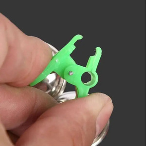 Alarma de Pesca con Campana Grande, de Plástico, para Pesca en Roca, Anti-Caída, Accesorio para Cañas de Pescar, 100 Piezas por Paquete - Product Image 1