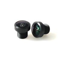 Objectif Fisheye OKSEE 160 M8 3MP à Focale Fixe 1.78mm F2.0 6G+IR IP69K pour Caméra CCTV Réseau et Solaire