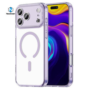 Custodia <span class=keywords><strong>trasparente</strong></span> con magnete di carica senza fili per <span class=keywords><strong>iPhone</strong></span> 15 16 14 13 17 <span class=keywords><strong>12</strong></span> 17 Pro Max air <span class=keywords><strong>Cover</strong></span> morbida antiurto magnetica - Product Image 1