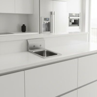 Évier mural commercial en acier inoxydable pour cuisine, lavabo public à économie d'eau pour hôtels et restaurants