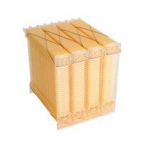 Imkerei-Werkzeuge 6 Rahmen gewachste Tannenholz Mini Flow Bienenstock Flow Bee Box Bienenstock mit 4 Stück Flow Frames