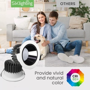 Spotlight10w 18W 25W 36w foco integrado antivaho inodoro baño cocina 80mm IP54 impermeable LED downlight lámpara de aluminio - Product Image 6