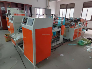 Hai dòng 8-gấp coreless cuộn nhựa Túi Rác Máy làm - Product Image 3