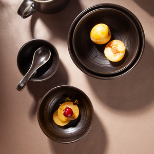 สินค้าใหม่ ชุดอาหารเซรามิกคุณภาพสูง หลากหลายขนาด สีเคลือบสวยงาม จานเสิร์ฟแบบจีน ชามเซรามิกทรงลึกสำหรับอาหารค่ำ - Product Image 4