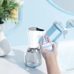 Dispensador de jabón automático multifunción sin contacto para baño y cocina, dispensador de jabón de espuma ABS recargable al por mayor