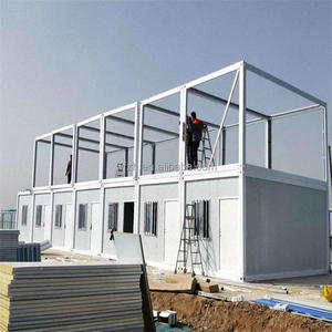 บ้านสำนักงานคอนเทนเนอร์เหล็กสไตล์จีน เทคโนโลยีใหม่ ใช้พลังงานแสงอาทิตย์ กันน้ำ เหมาะสำหรับเป็นหอพักหรืออาคารสำนักงาน - Product Image 4