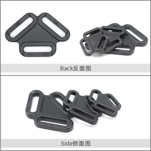 Plastic POM Triangular Buckle M180 Adjustable <b>Pet</b> Harness <b>Leash</b> Buckle Solid Color Wear Resistant Bag Accessories - Product Image 1