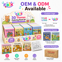 Promotion d'été KAIX : Livres de coloriage pour adultes, animaux mignons, pages faciles pour les activités de camping et les packs cadeaux de détail