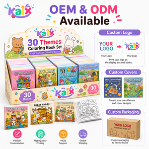 Promozione Estiva KAIX: <span class=keywords><strong>Libri</strong></span> da Colorare per Adulti con Simpatici Animali, Pagine Facili per Attività in Campeggio e Pacchetti Regalo - Product Image 5