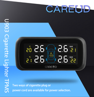 Careud U903 – 4 capteurs internes USB 433Mhz, Valve d'outil de voiture, système de surveillance de la pression des pneus, TPMS universel