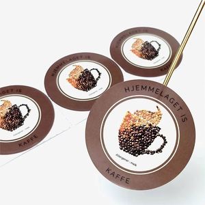 Autocollants personnalisés en vinyle de haute qualité pour gobelets, imperméables, à forte adhérence, découpés, pour ouvertures de gobelets en plastique, échantillon gratuit disponible - Product Image 1