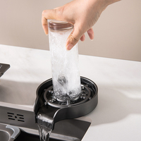 Robinet de cuisine intelligent en laiton avec affichage de la température, douchette extractible et cascade, ensemble évier de cuisine - Offre Spéciale