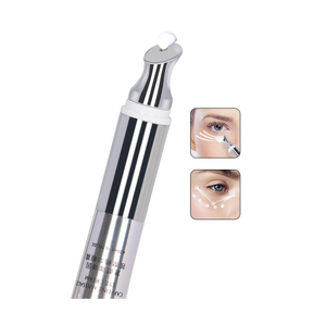 20ml di plastica in alluminio oro spremere vuoto in lega di zinco metallo applicatore vibrante occhi crema tubo 19mm diametro PP Cap cosmetici - Product Image 1