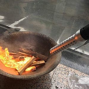 Allume-charbon portable en acier inoxydable résistant à la chaleur, avec poignée en plastique longue <span class=keywords><strong>pour</strong></span> un allumage facile, idéal <span class=keywords><strong>pour</strong></span> le barbecue et la cuisson en extérieur - Product Image 5