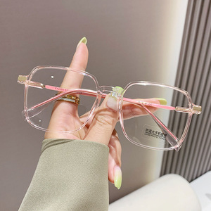 Lunettes de lecture anti-lumière bleue unisexe, grande monture, verres PC, monture en plastique et métal, haute définition, pour hommes et femmes - Product Image 3