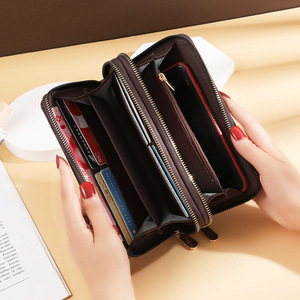 Nuovo <span class=keywords><strong>Portafoglio</strong></span> Corto in Pelle PU di Design, Multifunzionale, per <span class=keywords><strong>Uomo</strong></span> e Donna, <span class=keywords><strong>Pochette</strong></span> a Cuore con Cerniera, Mini Porta Carte - Product Image 6