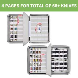 Sac de transport professionnel de grande taille, moulé sur mesure, coque rigide, fermeture éclair, rangement, outil de voyage, sac pour <span class=keywords><strong>couteau</strong></span> - Product Image 4