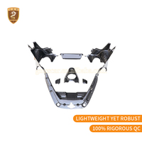 Kit carrosserie haut de gamme en fibre de carbone sèche OEM pour Ferrari SF90 – Ensemble d'amélioration : Aérations avant, Aérations d'ailes, Seuils de porte, Jupes latérales, Lame arrière