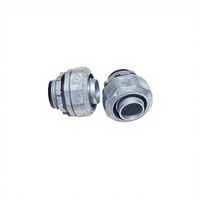 Raccord de tuyau en acier personnalisé 3/4'' à filetage métrique, presse-étoupe haute tension IP65 en alliage de zinc pour câble de 14-18 mm