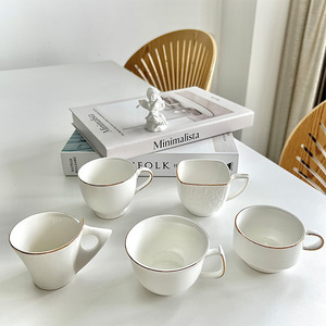 Swan Gilt-edged Coffee <b>Cup</b> Ceramic Swan fairy <b>Tea</b> Saucer Afternoon <b>Set</b> - Product Image 6