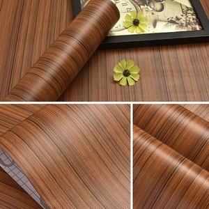 Precio al por mayor Auto adhesivo decorativo películas de pvc de madera de chapa de película - Product Image 5