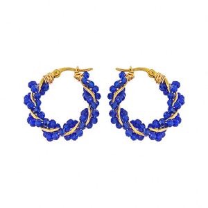 Nouveau Style Couronne Boucles D'oreilles En Acier Inoxydable Plaqué Or Boucles D'oreilles Haut De Gamme De Luxe À La Main Boucles D'oreilles pour les Femmes - Product Image 6