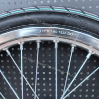 Roues supermotard chromées 2026 pour Talaria XXX MX3 MX4 LBX Light Bee 79, roues de moto 70/90-17 90/80-17 avec jantes argentées
