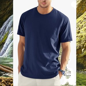 <b>High</b> Quality Unisex 100% Cotton Knitted White <b>T</b>-<b>Shirt</b> Vintage Style Custom Logo Printing Blank Wholesale Breathable Quick Dry - Product Image 3