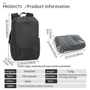 Mochilas de Viaje Impermeables, Gran Capacidad, <span class=keywords><strong>Mochila</strong></span> Personalizada para la Universidad, <span class=keywords><strong>Mochila</strong></span> para Portátil, <span class=keywords><strong>Mochila</strong></span> de Negocios, <span class=keywords><strong>Mochila</strong></span> <span class=keywords><strong>Escolar</strong></span> para Hombre - Product Image 6