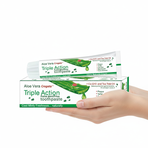 <span class=keywords><strong>Pasta</strong></span> <span class=keywords><strong>Dental</strong></span> de Aloe Vera 100g, Venta al por Mayor de Fábrica, Cuidado de las Encías, Blanqueamiento, Anticaries, para Uso Doméstico - Product Image 5
